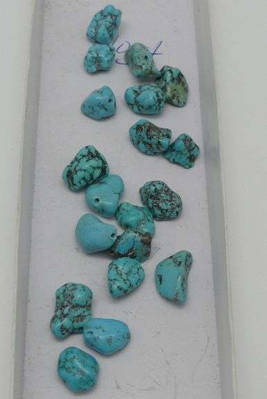 Turquoise Stones Lot (110 ct) image