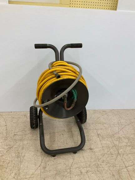 Rolling Garden Hose Reel with Hose image