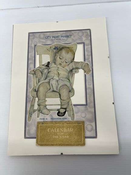 City Meat Market Calendar Cover- Pocahontas, Iowa image