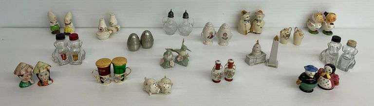 Grouping of Unique Salt and Pepper Shakers image