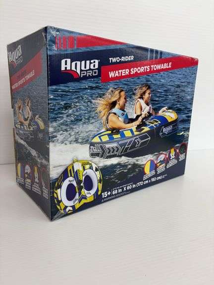 New In Box Aqua Pro Two-Rider Water Sports Towable Tube image