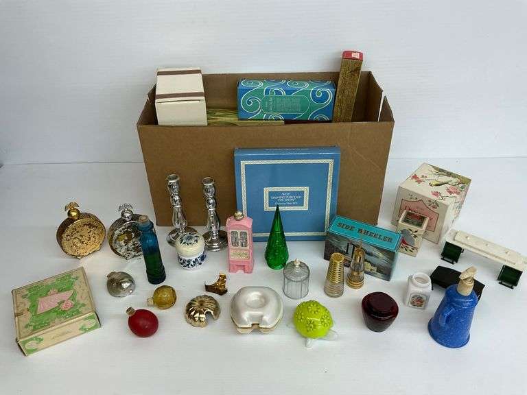 Large Assortment of Avon Collectibles: Cologne Bottles, and More...Boxes are empty image