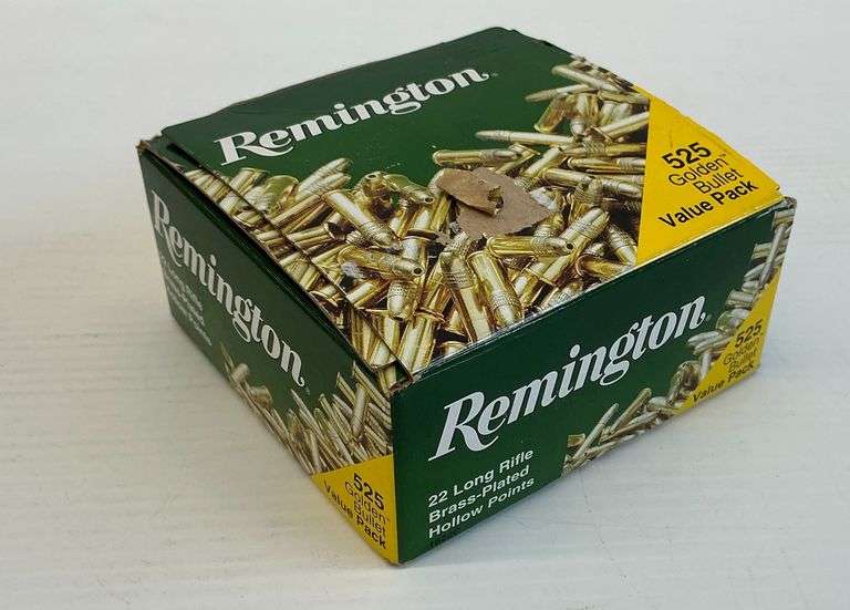 Remington .22 Long Rifle Ammunition - 525 Rounds...Box looks full but is open image