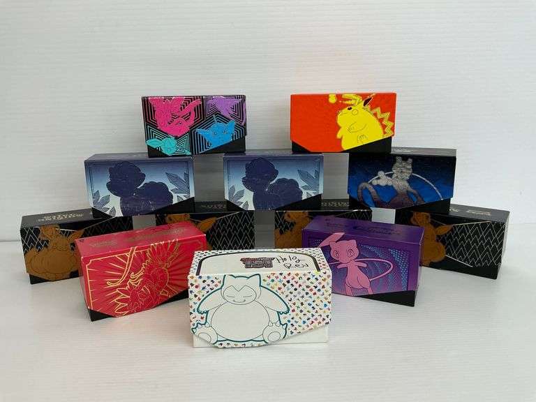 Pokemon TCG Empty Elite Trainer Box Lot (12 Boxes) image