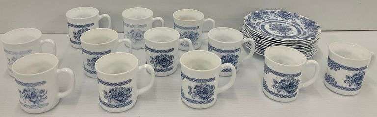 Arcopal France Floral Mug & Plate Set image