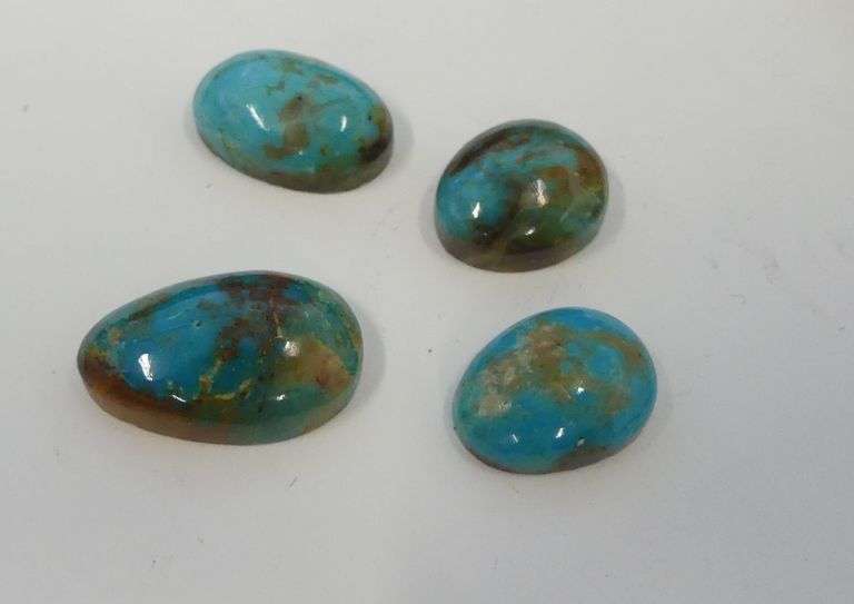 Turquoise Cabochon Lot of 4...25.25 carats image