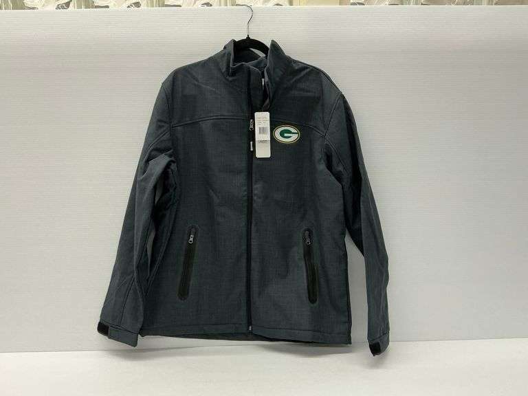 New Green Bay Packers NFL Team Apparel Full Zip Jacket - Size Large image