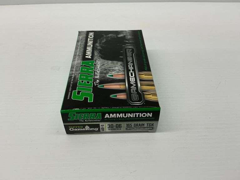 New Sierra GameChanger 30-06 Springfield 165 Grain TGK Ammunition - 20 Cartridges image