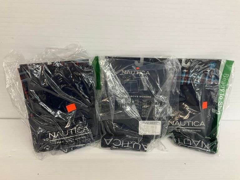 New Nautica Boys Boxer Briefs - 3 Packs - Size Extra Large (16/18) image