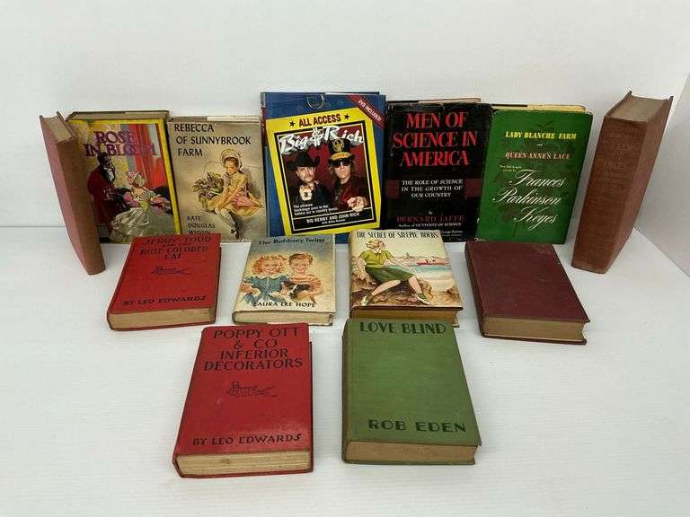 Vintage Books - The Bobbsey Twins, Men of Science, and Others image
