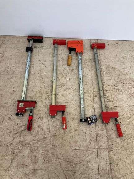 Bessey & Jorgensen Parallel Steel Bar Clamps - 4 Piece Lot image
