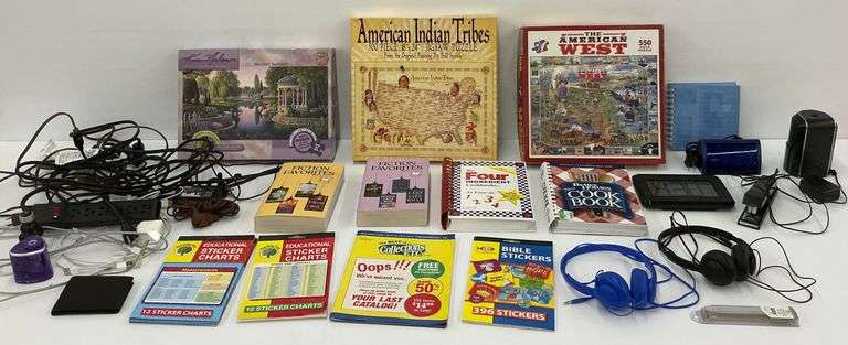 Puzzles, Cookbooks, Electronics, and More image