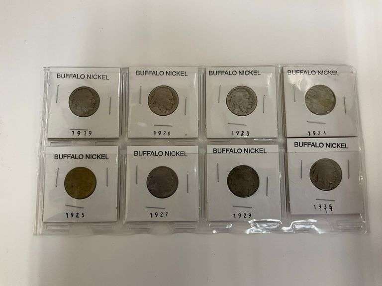 Buffalo Nickel Collection - 8 Coins image