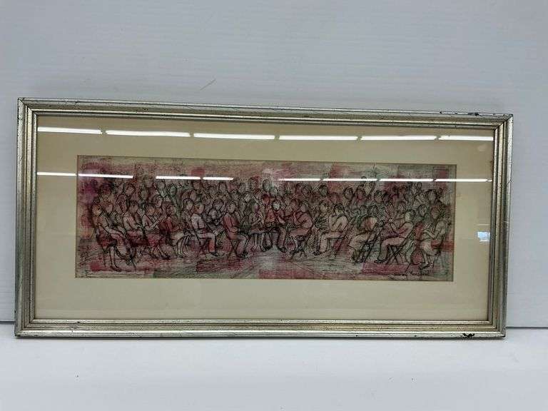 Framed Shirley Mansfield Orchestra Print image