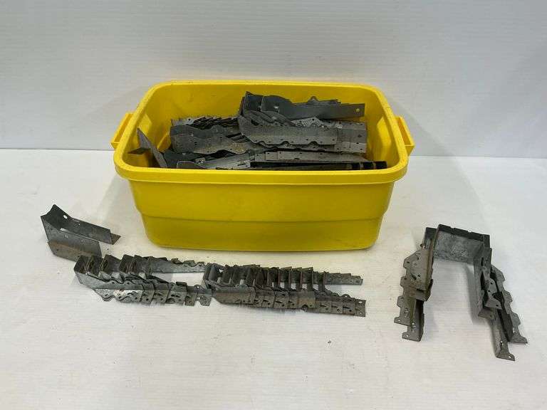 Large Lot of Metal Joist Hangers image