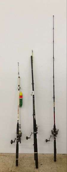 Fishing Rod and Reel Assortment - Zebco Big Cat, Berkley Big Game, Quantum Optix image