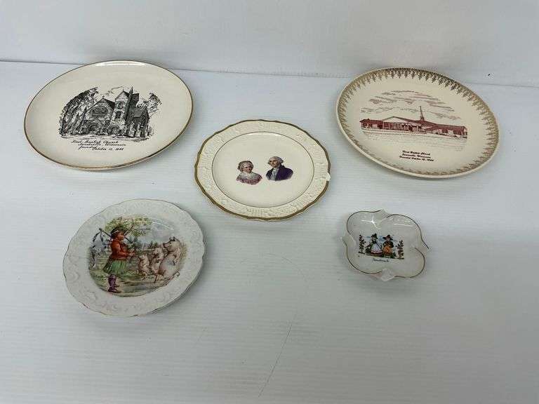 Five Collector Plates ... see photos and description image