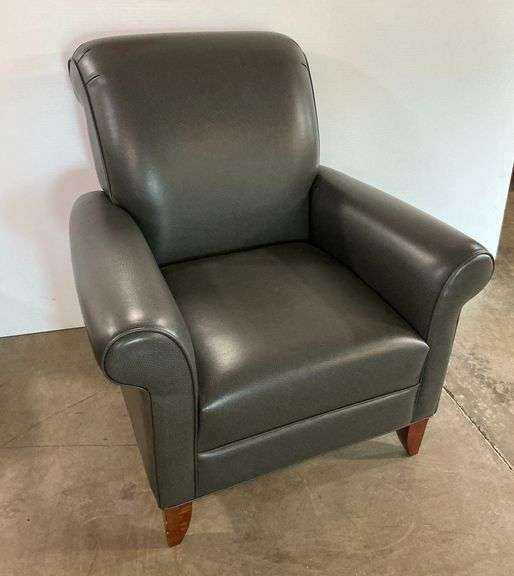 Gray Upholstered Armchair image