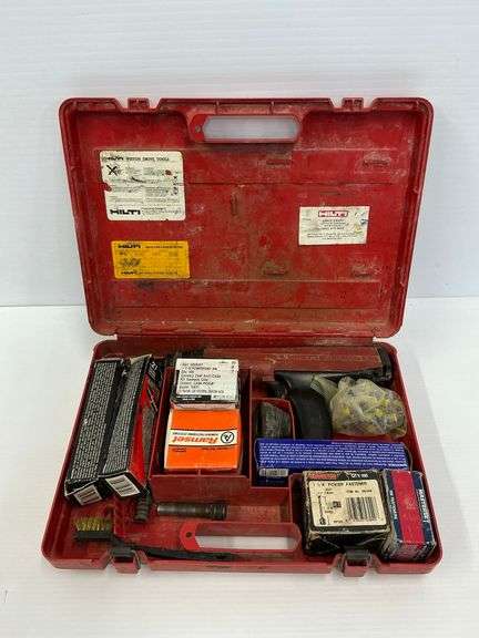 Hilti DX36M Powder Actuated Tool Kit with Fasteners and Accessories image