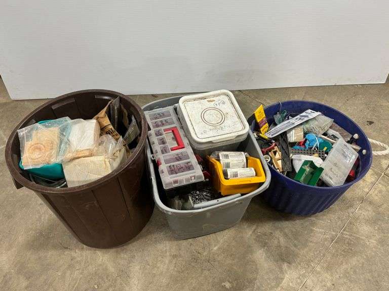 Assorted Hardware, Fasteners, and Painting Supplies image