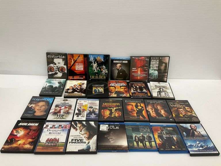 Assorted Movie DVDs and Blu-ray Discs... see description image