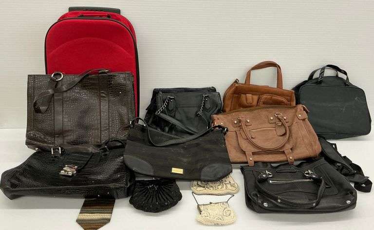 Assortment of Designer Handbags and Accessories image