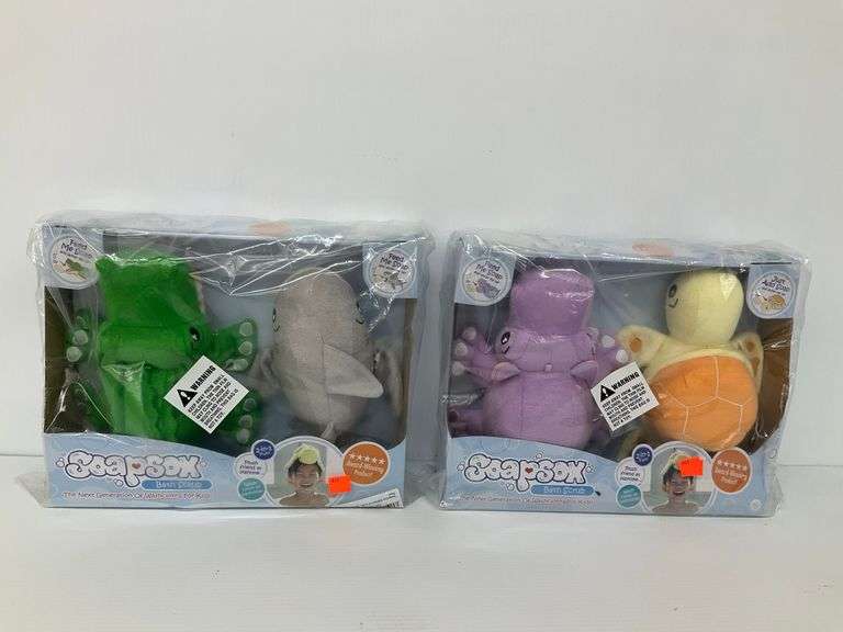 New SoapSox Bath Scrub Set - Washcloths for Kids (2 Sets) image