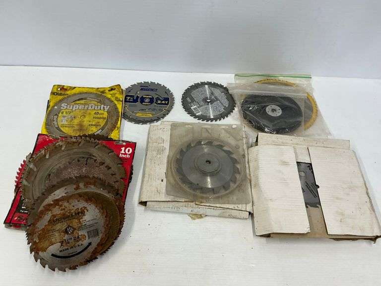 Assorted Circular Saw Blades - Oldham, Irwin, Superlife and More image