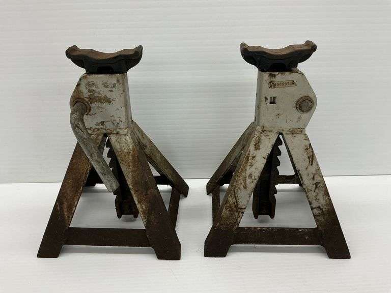 Pair of Metal Jack Stands image
