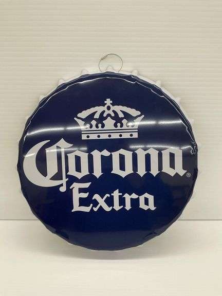 Corona Extra Bottle Cap Metal Wall Hanging Sign image