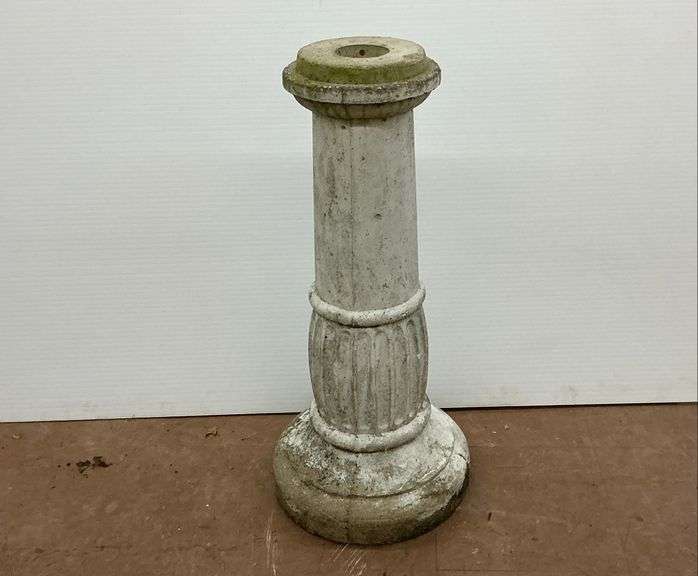 Concrete Bird Bath Pedestal Base image