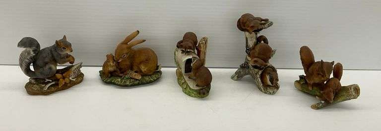 Five Homco Masterpiece Porcelain Figurines image