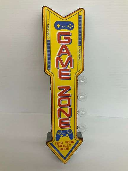 Game Zone Light Up Arrow Sign, works image