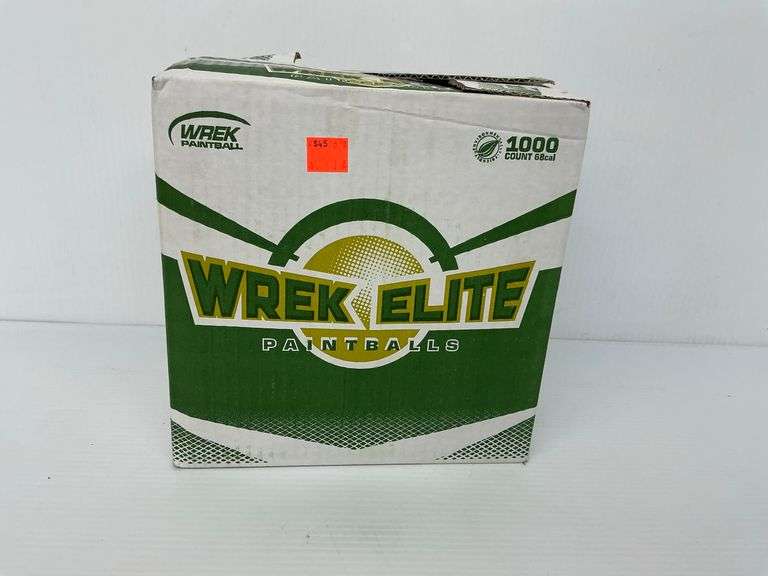 Case of Wrek Elite Paintballs - 1000 Count image