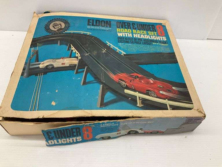 Eldon Over & Under 8 Road Race Set with Headlights image