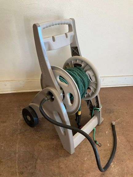 Rolling Garden Hose Reel with Expandable Hose image