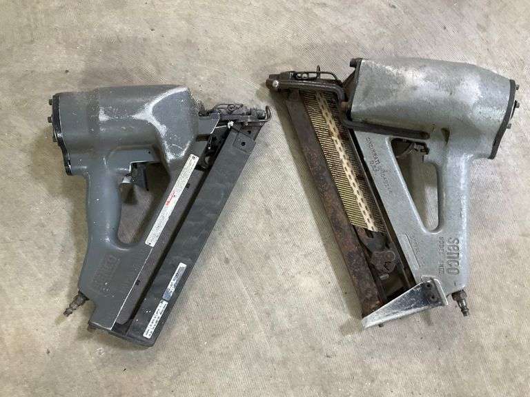 Lot of Two Senco Pneumatic Nail Guns image