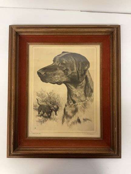 R.H. Palenske 'Black Labrador' Framed Print image