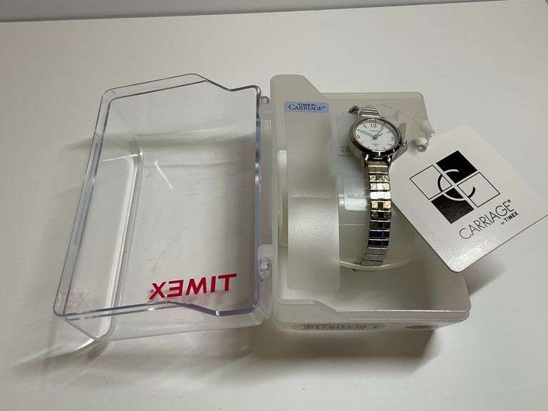 Timex Carriage Women's Silver Tone Wrist Watch image