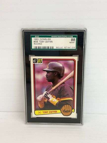 Tony Gwynn Rookie Card 1983 Donruss image