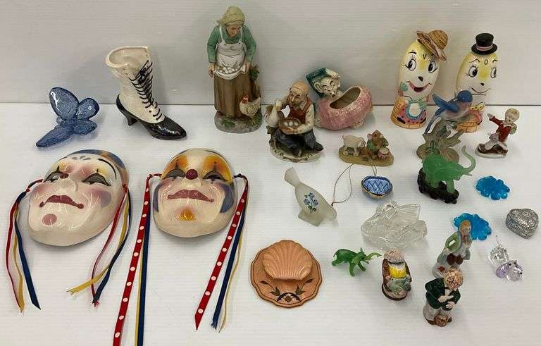 Assorted Decorative Figurines and Masks image
