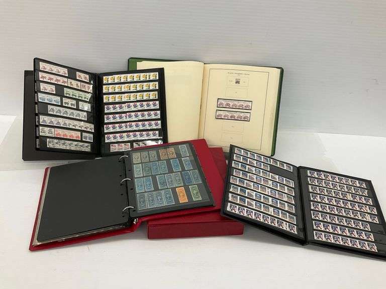 Large Postage Stamp Collection with Albums image