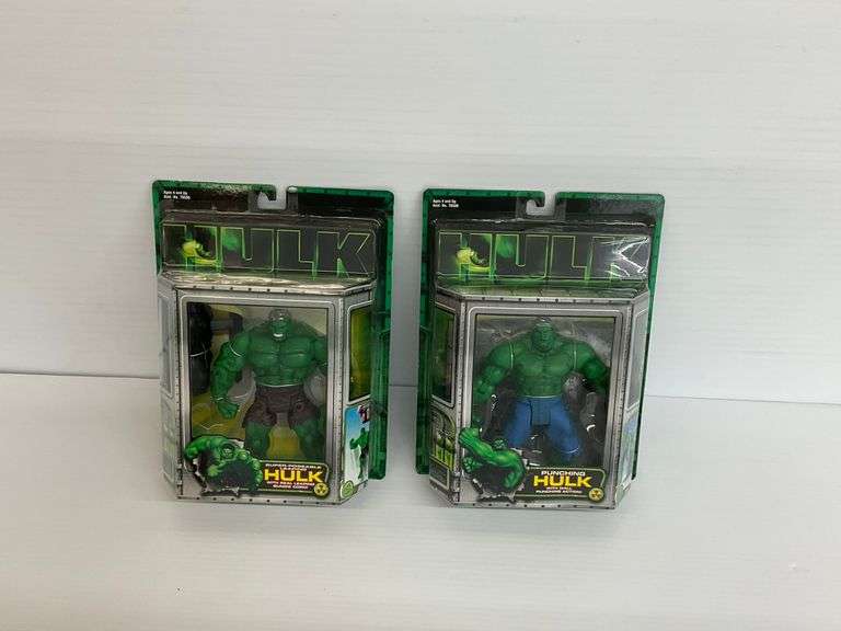 Two 2003 The Incredible Hulk Movie Action Figures Toy Biz image