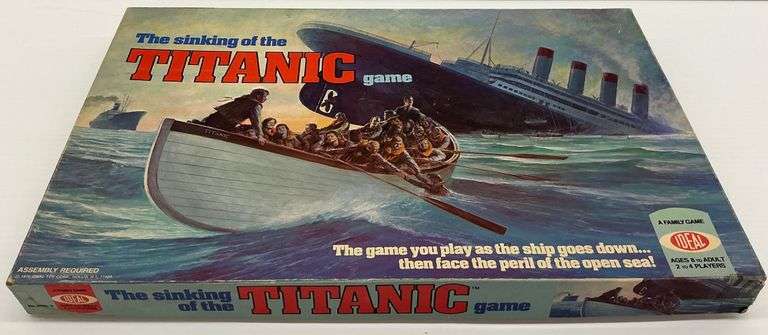 The Sinking of the Titanic Game - 1976 Ideal Toy Corp image