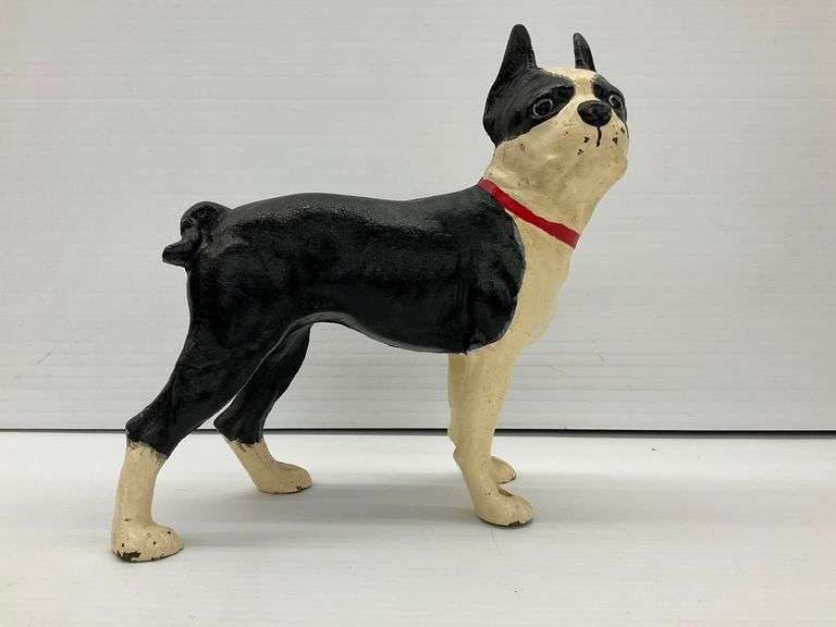 Cast Iron Boston Terrier Doorstop image