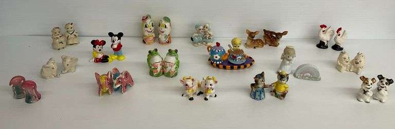 Various Figural Salt and Pepper Shakers image