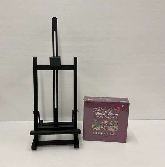 Sealed Trivial Pursuit Vintage Years Edition Board Game and Small Easel image