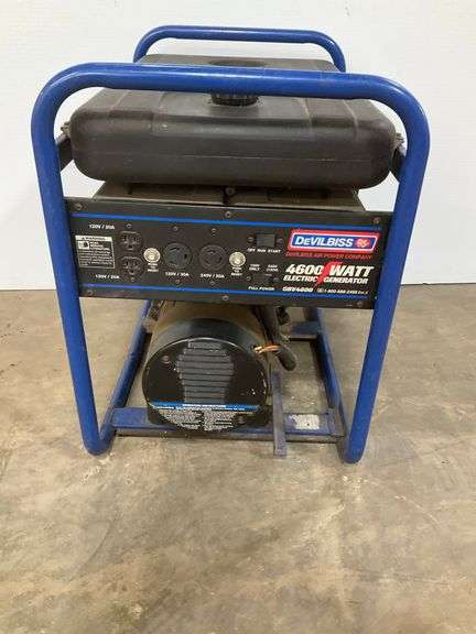 DeVilbiss RS 4600 Watt Electric Generator image