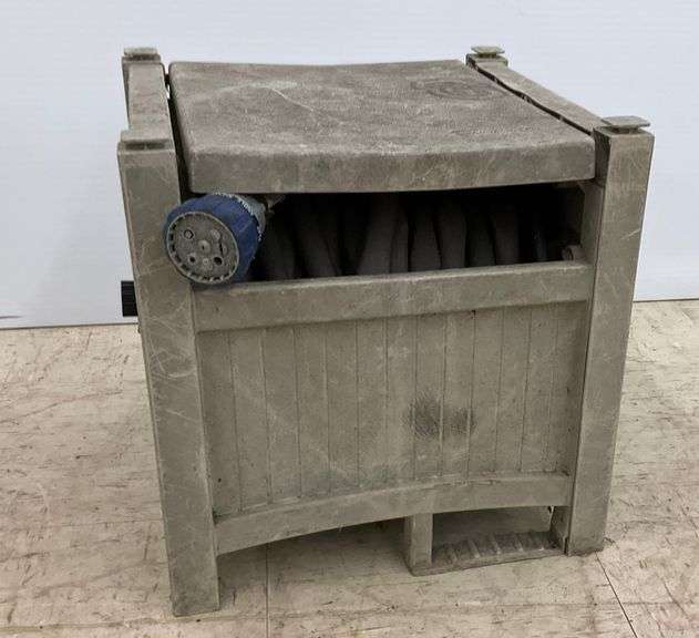 Resin Hose Reel Storage Box...see description and photos image