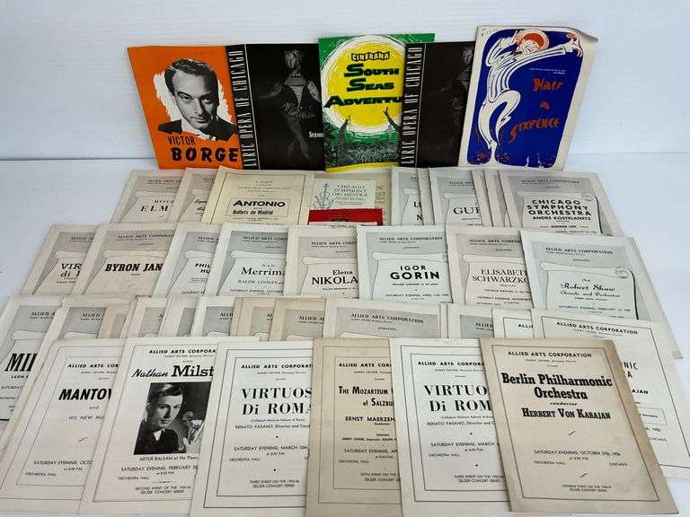 Collection of Vintage Theater Programs image